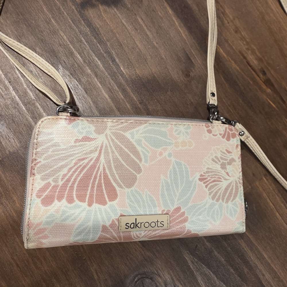 Sakroots Pastel Floral Crossbody Bag - Picture 2 of 4